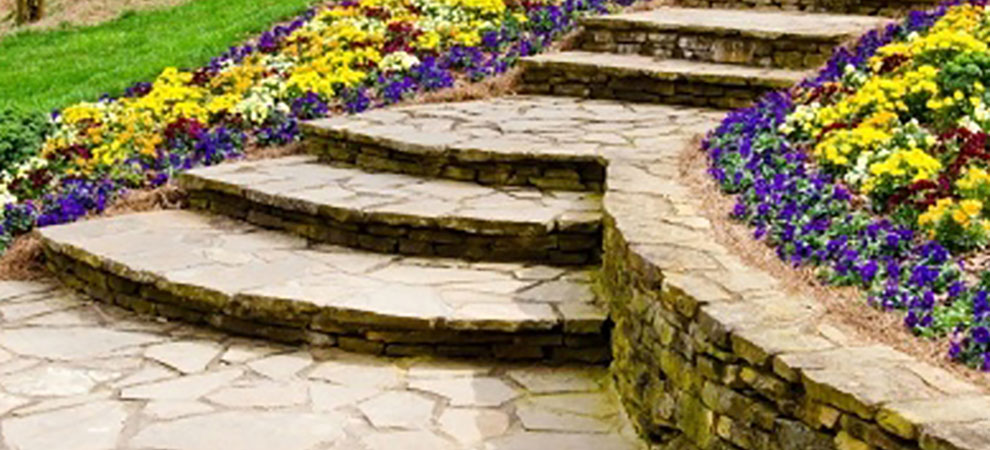 Chesnut Landscaping Hardscaping Design Steps Pavers and Retaining Wall